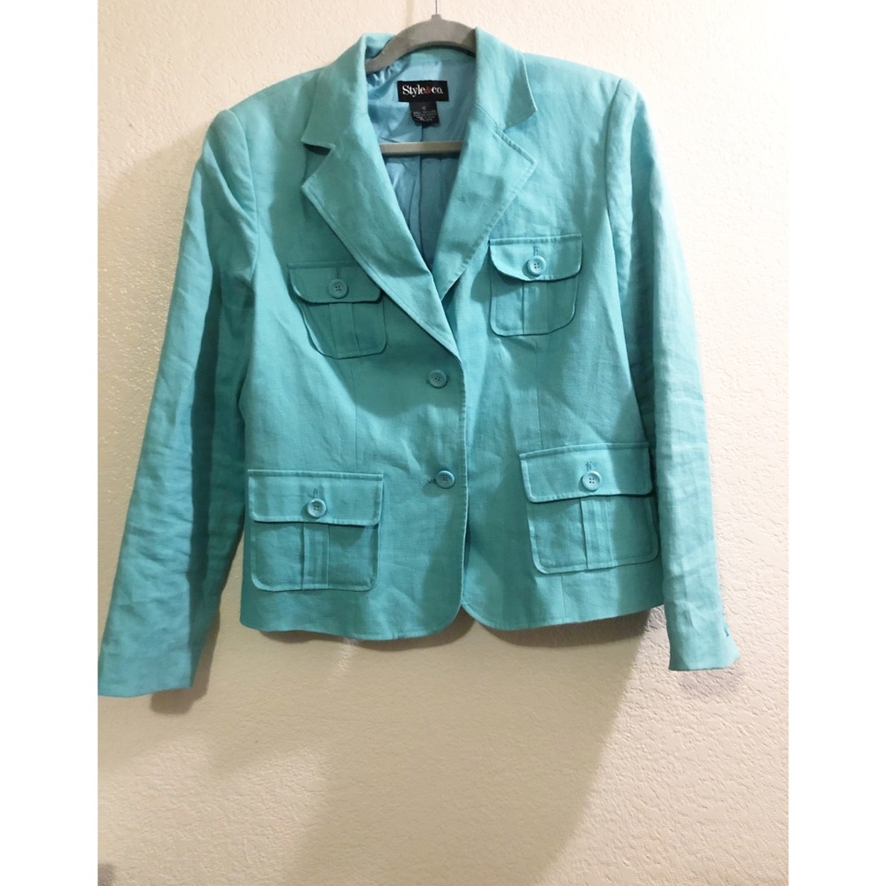 Style & co blue blazer
